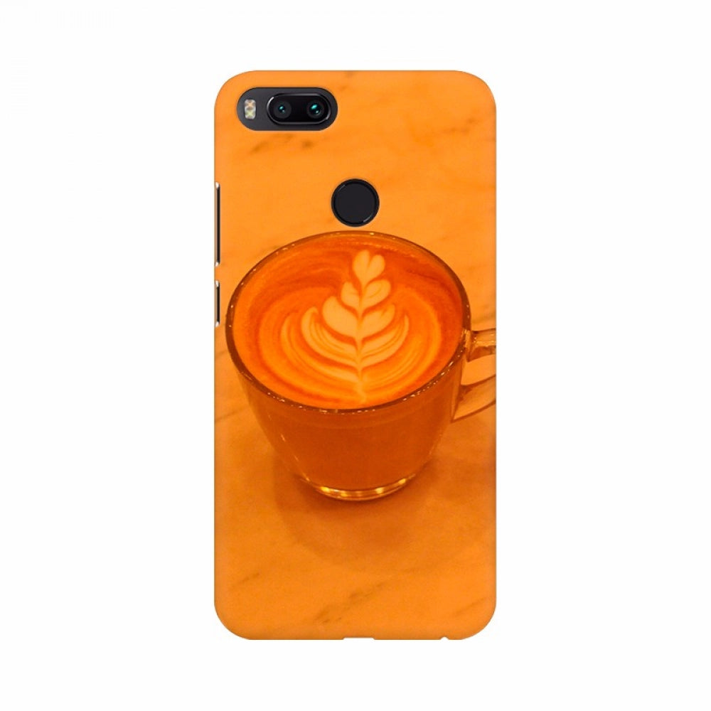 Orange milkshake pattern mobile case cover, high-quality and lightweight, compatible with all phone models