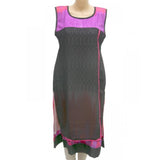 Women's rayon kurtis in multi-color, 3/4 sleeve with mandarin collar, breathable fabric for fashionable outfits