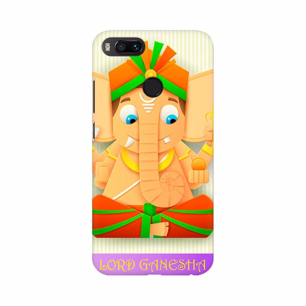 High-quality Lord Ganesh digital painting mobile case, lightweight and suitable for all models, protects from scratches and bumps with perfectly shaped holes