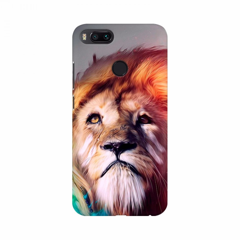 Abstract lion wallpaper mobile case, high-quality, lightweight, fits all phone models, scratch and chip protection
