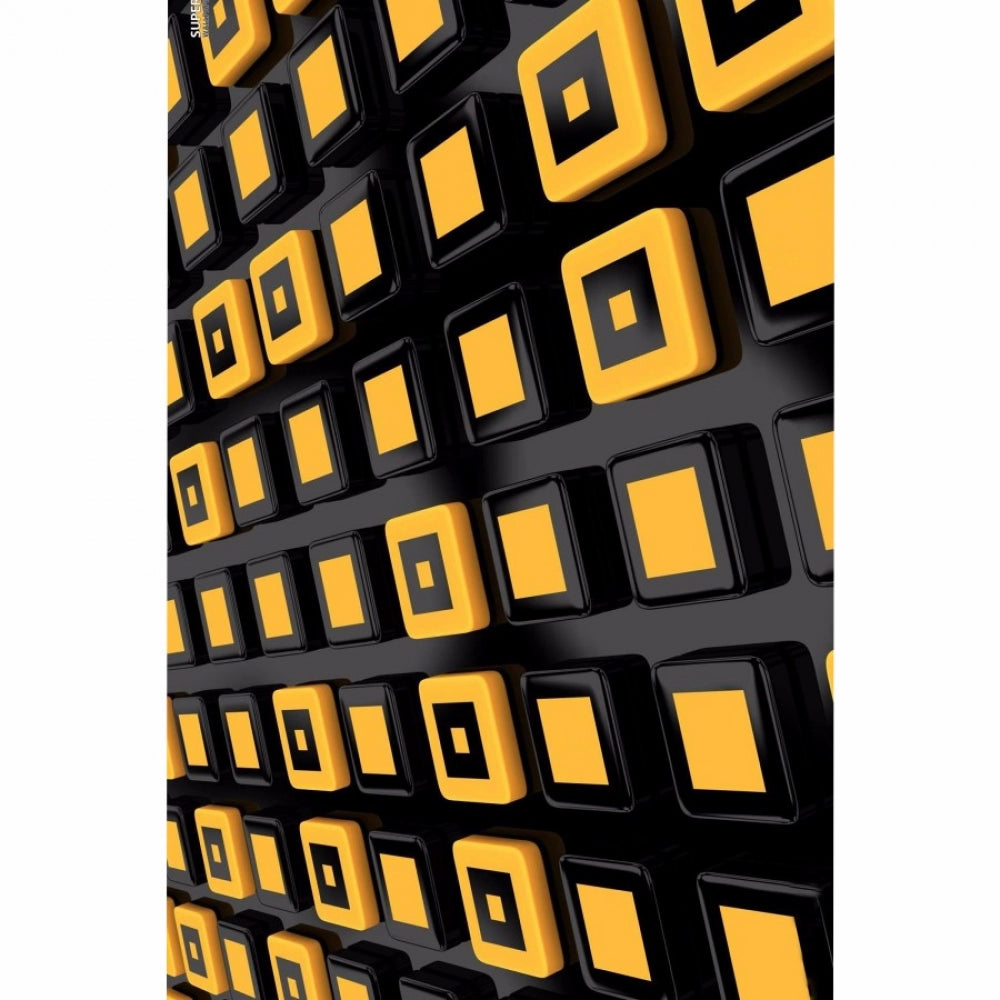 Black 3D button phone case, protective cover, textured pattern.