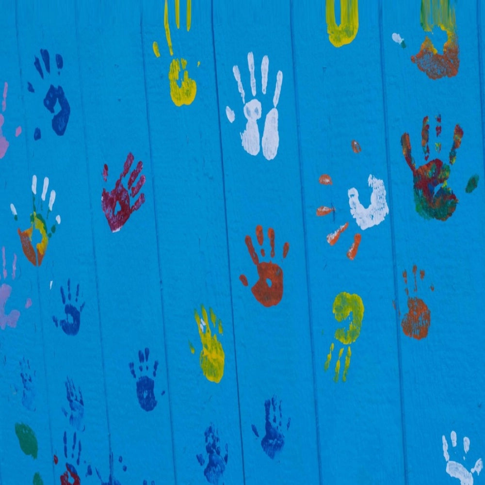 Colorful children's hand paintings mobile case cover - 100% new, lightweight, and scratch-resistant