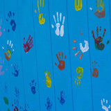Colorful children's hand paintings mobile case cover - 100% new, lightweight, and scratch-resistant