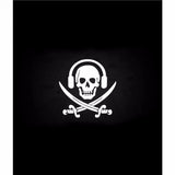 Black Skull print lightweight mobile case cover for all phone models, protects from scratches and bumps
