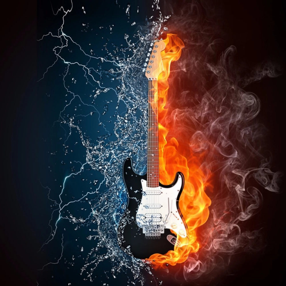 Hot and cool Guitar-shaped mobile case cover, durable and lightweight, protects phone from scratches and bumps, perfectly fitting for all models with accessible buttons, lens, and camera