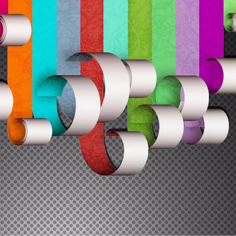 Colorful tape roller pattern mobile case, lightweight and durable, fits all phone models, protects from scratches and damage