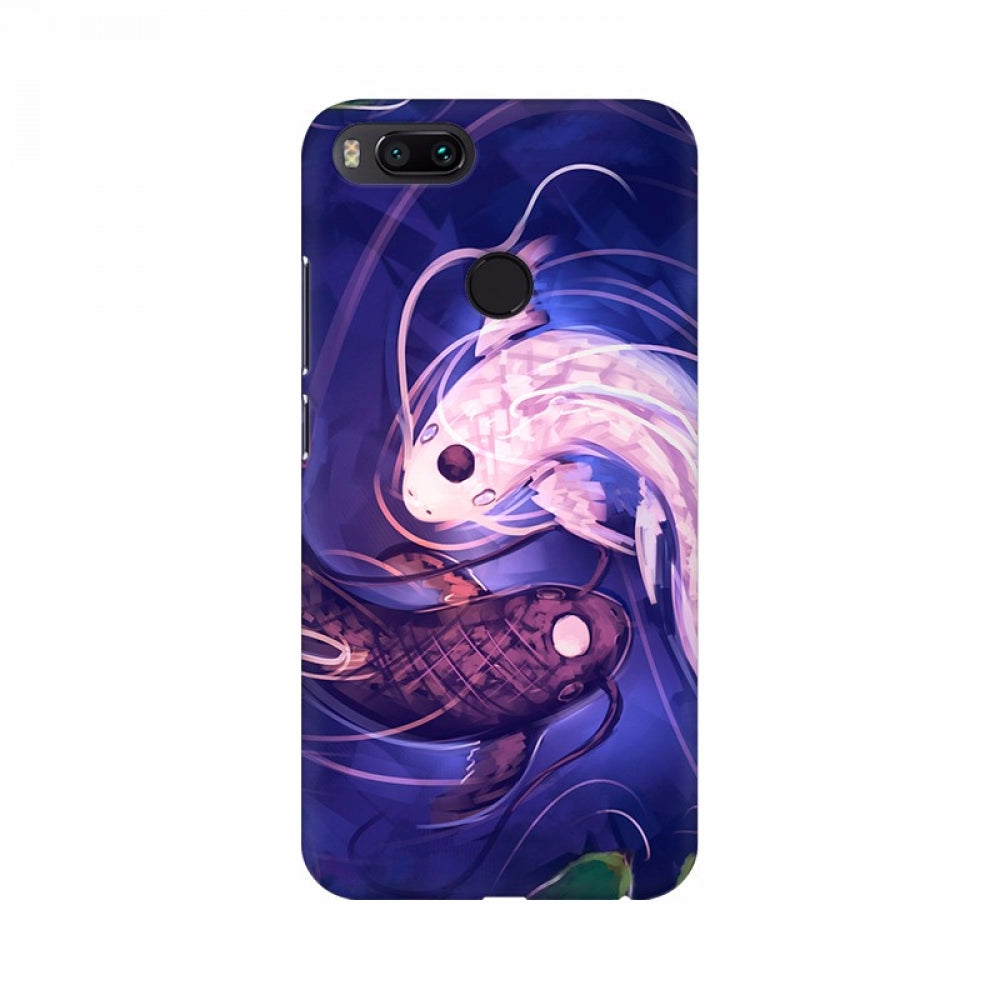 Blue dolphin digital art mobile case cover, high-quality protection for all phone models