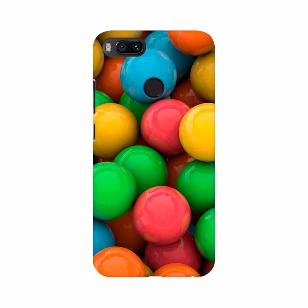 Colorful billiard balls-themed mobile case cover for all phones, protects against scratches and bumps with accessible buttons, lens, and camera holes