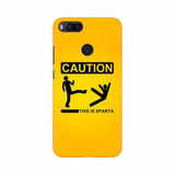 Caution-printed lightweight mobile case cover for all phone models, protects from scratches and chips