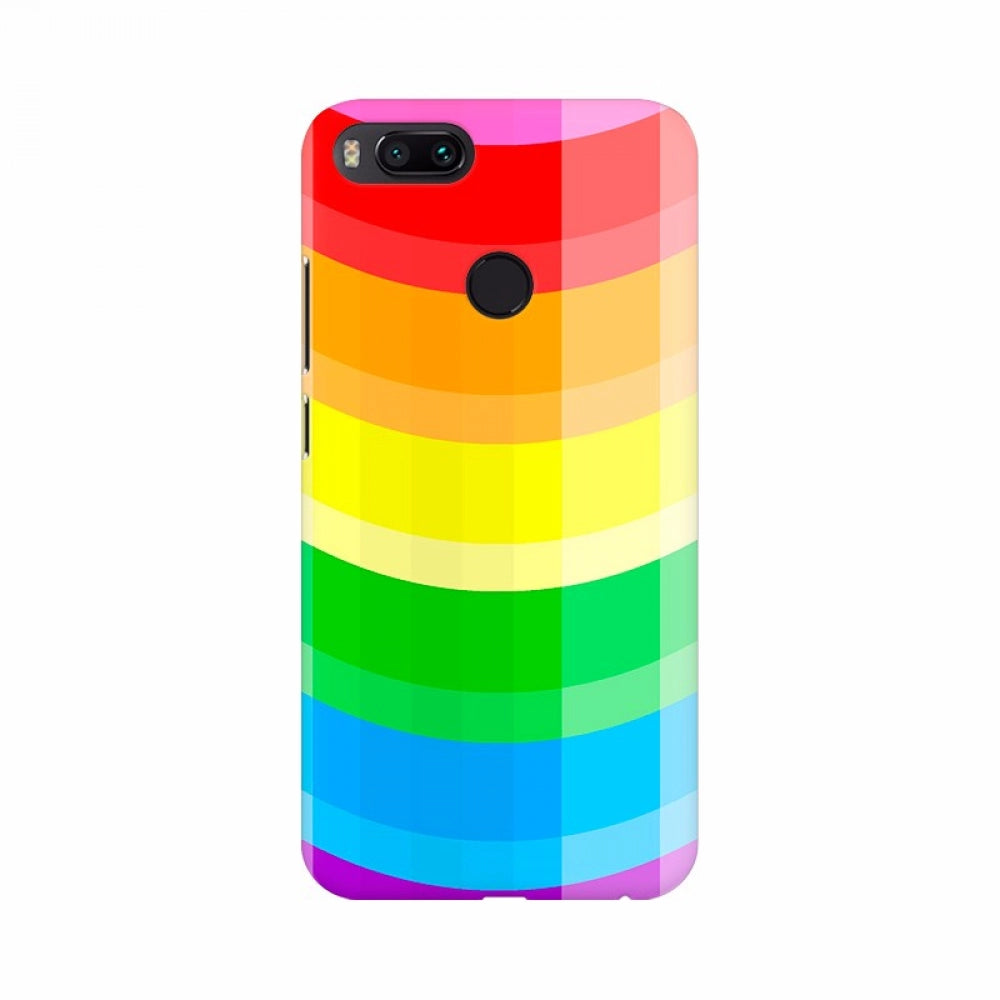 Multicolor glass cone effect mobile case, lightweight and high-quality, fits all phone models, protects from scratches and bumps with accessible buttons, lens, and camera