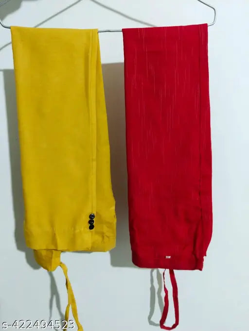 Solid cotton trousers for women, trendy and ravishing, made in India - size options: M, L, XL, XXL