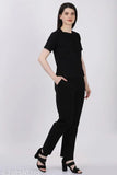 Comfortable, relaxed-fit cotton night suit for women in solid colors, proudly made in India with soft, strong fabric