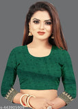 Maharani bandhani saree, Raniar georgette, unstitched blouse piece