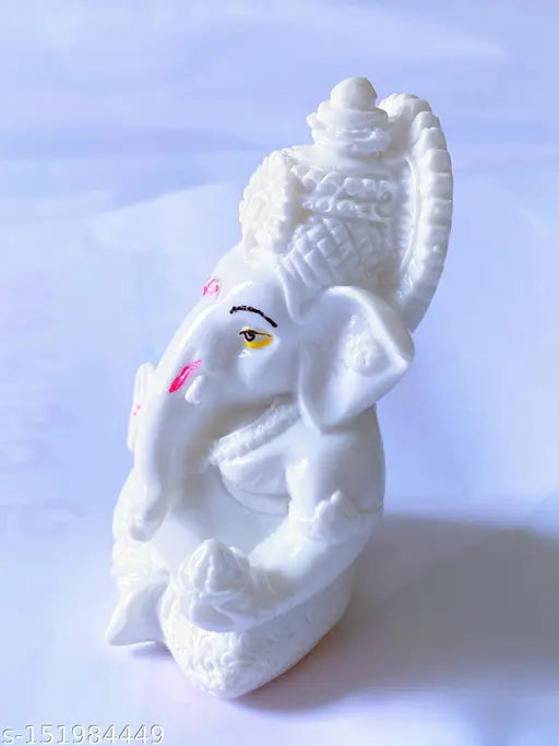 Unbreakable, intricately-detailed 1.5cm x 10cm Ganesha idol figurine from India