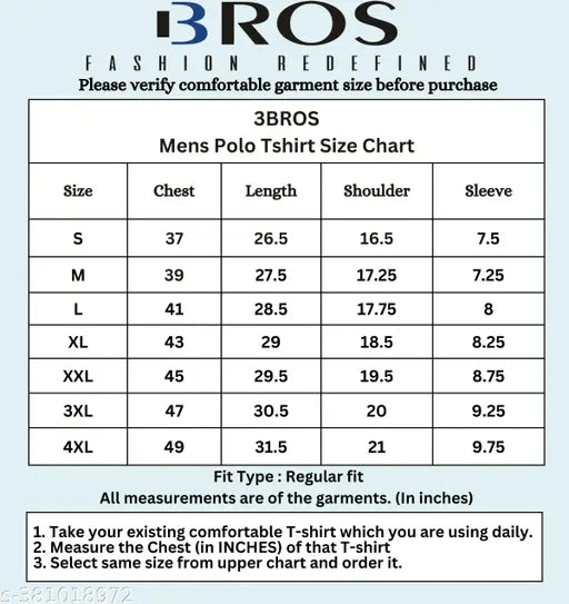 3BROS Printed Polo Neck Short Sleeves Cotton Blend Blue Stylish Fashionable & Comfortable Trendy Graphic Mens T-shirts