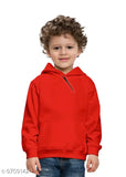 Divra Clothing Unisex Regular Fit Plain Kids Hoodies