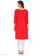 Stylish fancy women's kurti in various sizes (S-XXL), vibrant and trendy attire