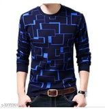 Mens cotton t-shirt, long sleeves, printed design, size M (39in chest, 27.5in length)