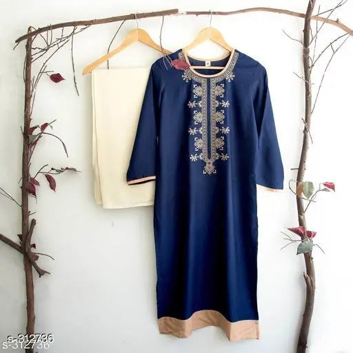 Stylish cotton kurti Palazzo set, vibrant Indian fashion for women's wardrobe