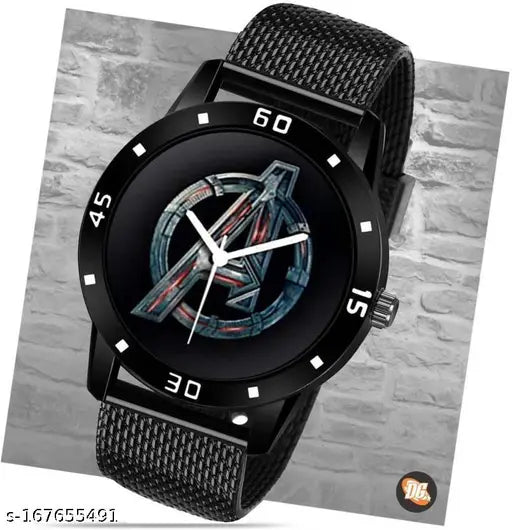 Black adjustable baseball cap, royal-looking analog watch, and polarized sunglasses combo - Diwili best gift offer pack for men & boys, India origin