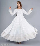 Rayon printed long sleeve kurti, Aishani Graceful design, ideal for Indian occasions and daily wear