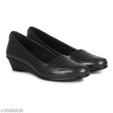 Synthetic striped formal bellies for women and girls (Hrp9) - slip-on shoes with good heel sole from Commander Shoes