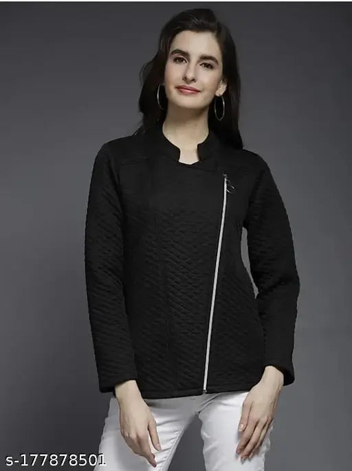 Nylon long-sleeved solid winter sweater for women, India-made