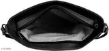 Black, cotton, sling bag