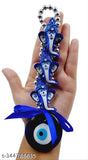 3-Head Ganesh plastic Feng Shui Showpiece for home/office protection, evil eye hanging at main entrances, Indian handicraft
