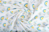 Pink Star & Rainbow organic muslin swaddles, 2-pack of soft cotton for newborns