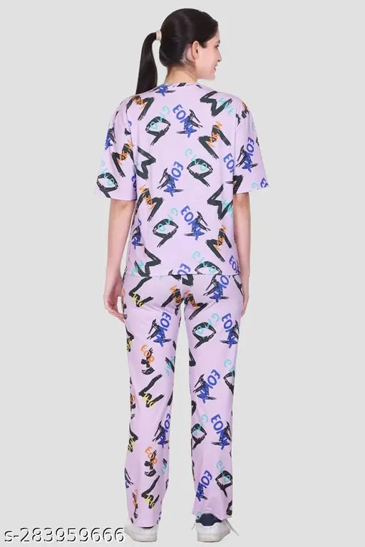 Wild Dreams women's summer crop & lower set, cotton blend allover print coord coords for warm weather activities