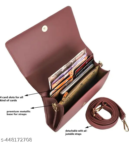Pink sling side bag