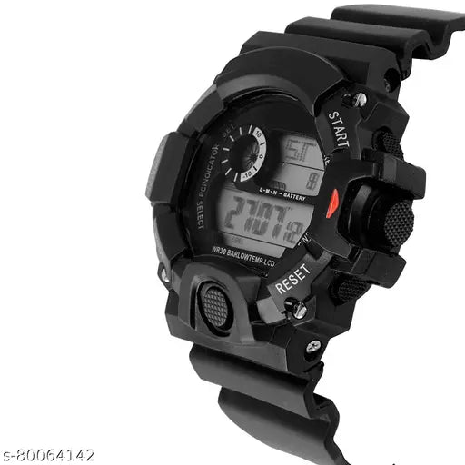MultiFunctional sports watch combo pack of 3: Cotton baseball cap, sunglasses, & digital watch set for boys & men (India)