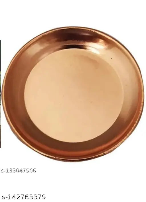 Copper Aashirwad Collection turtle on plate for career, good luck, wealth, success in business - Vastu Feng Shui decor with water and colored stones