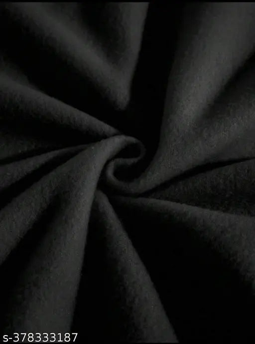 Black fleece women's solid hood jacket, premium quality branded full sleeve sweatshirt for regular length and long sleeves