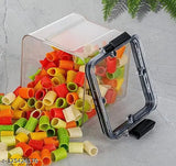 Plastic Lock Storage Containers set of 8, 900ml