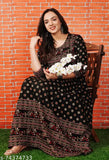 Embroidered rayon Anarkali kurtis for women, three-quarter sleeves, suitable for office and casual wear, India origin