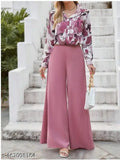 Printed Lycra top and bottom set, long sleeves, size S-XL for women, made in India