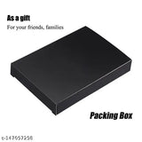 Stainless Steel Male Card Holder - 5 Compartments, Solid Metal, Ultra-Thin, Anti-Theft, Business Card Case