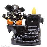 Classy poly resin monumental figurines - Indian Ganesha idol for pooja room, home decor