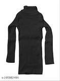 Woolen Unisex Warm Round Neck Full Sleeves Combo T-Shirt/Inner Sweaters for Winter (White,Red,Pink,Black) PACK OF 04