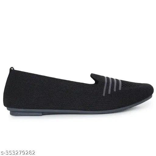 Mesh lightweight loafer 'rokvok' with embellished design for women, slip-on, India-sized 5, 6, 7, 8