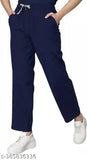 Navy blue nylon short-sleeved Pcs Scrub Suit with drawstring pants, ideal for healthcare professionals