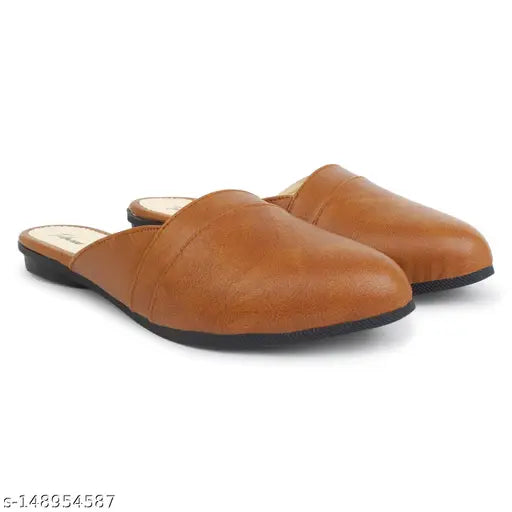 Leather slip-on mules, Bellies on Mules - everyday comfort for daily use