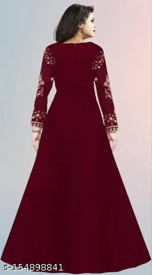 Manohari Maroon Gowns