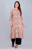 Rayon printed kurta set with palazzo (2 pieces), multi-color by MAUKA, India