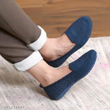 Embellished canvas twin bellies ballerinas for women and girls, India