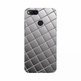 3D Gray chocolate cubes phone case - glossy, black, textured, plastic.