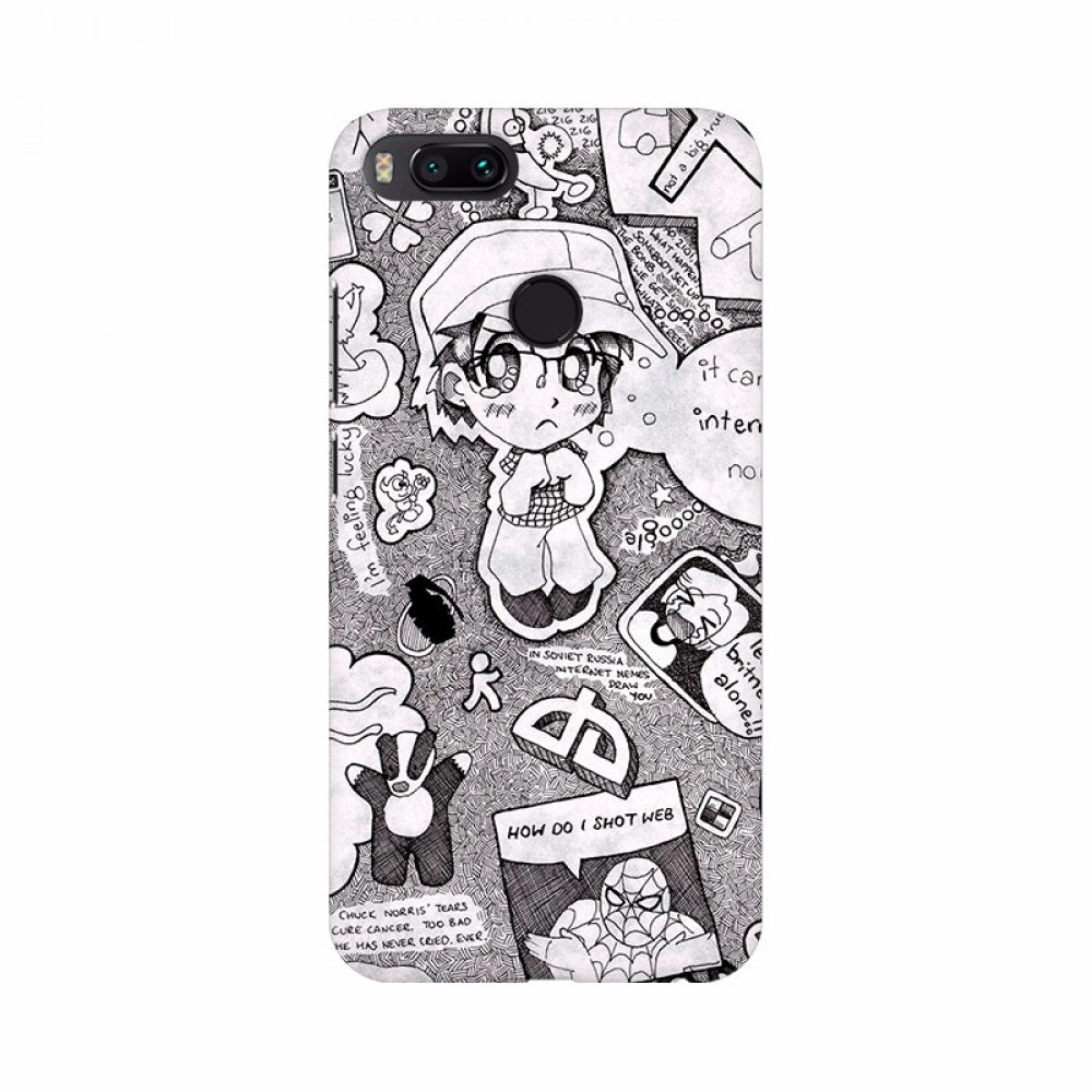 Cartoon Story Background Mobile Case - 100% new, lightweight, protects phone from scratches, suitable for all models with accessible buttons & camera