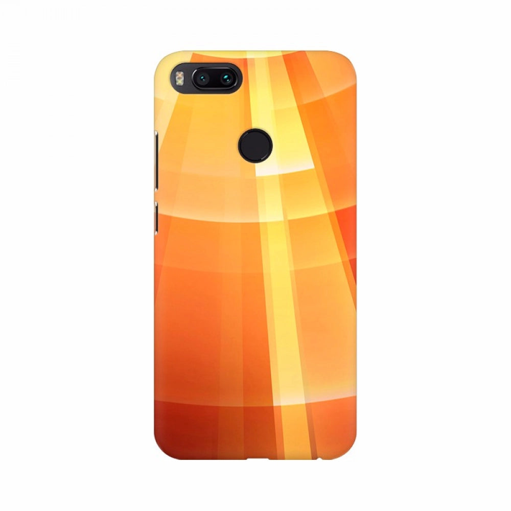 Orange color abstract background mobile case cover, high-quality, lightweight protection for all phone models, with accessible buttons, lens, and camera holes